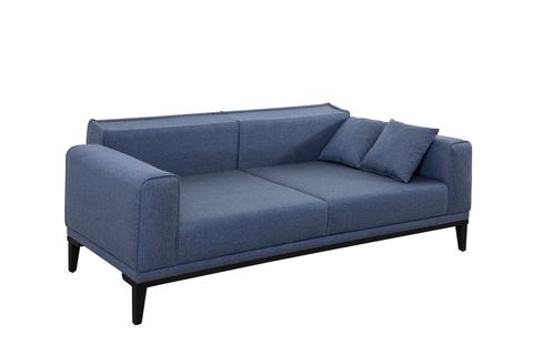 Liones Koltuk Takımı, Lacivert, Siyah Ayak İndirimli Mobilya