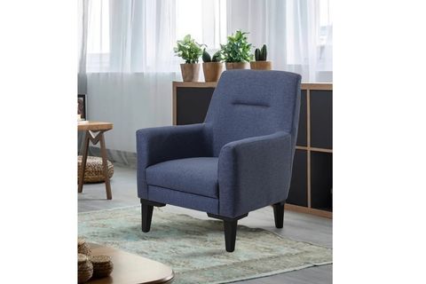 Liones Koltuk Takımı, Lacivert, Siyah Ayak İndirimli Mobilya