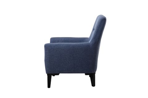 Liones Koltuk Takımı, Lacivert, Siyah Ayak İndirimli Mobilya