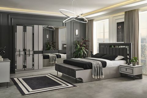 Stil Yatak Odası Takımı, 6 KapaklıModern Yatak Odası