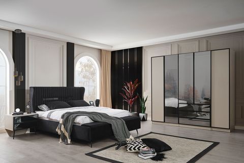 Asos Yatak Odası Takımı, 5 Kapaklı İndirimli Mobilya