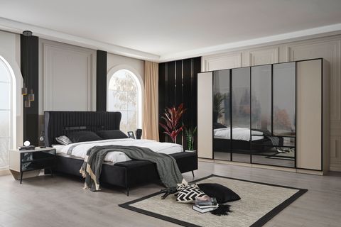 Asos Yatak Odası Takımı, 6 Kapaklı İndirimli Mobilya