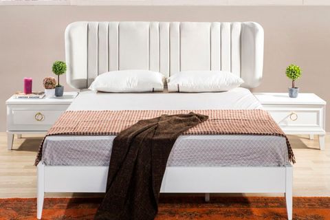 İndigo Yatak Odası Takımı, Beyaz, 5 KapaklıModern Yatak Odası