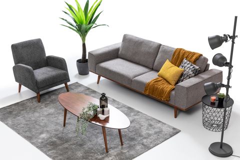 Merina New Koltuk Takımı, Gri İndirimli Mobilya