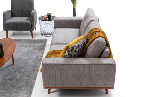 Merina New Koltuk Takımı, Gri İndirimli Mobilya