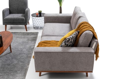 Merina New Koltuk Takımı, Gri İndirimli Mobilya