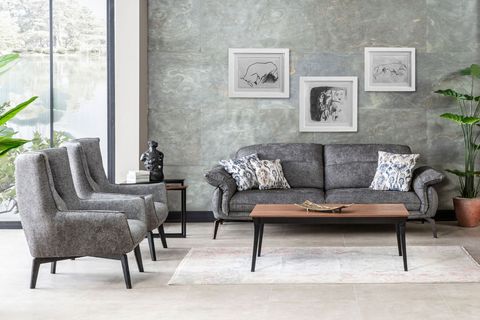 Panamera Koltuk Takımı, Gri İndirimli Mobilya