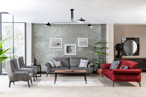 Panamera Koltuk Takımı, Gri İndirimli Mobilya