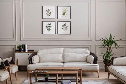 Bugatti Koltuk Takımı, Krem İndirimli Mobilya