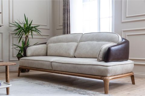 Bugatti Koltuk Takımı, Krem İndirimli Mobilya