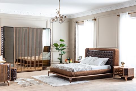 Lotus Yatak Odası Takımı, 6 Kapaklı İndirimli Mobilya