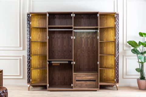 Lotus Yatak Odası Takımı, 6 Kapaklı İndirimli Mobilya