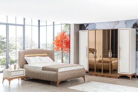 Tetra Yatak Odası Takımı, 6 Kapaklı İndirimli Mobilya