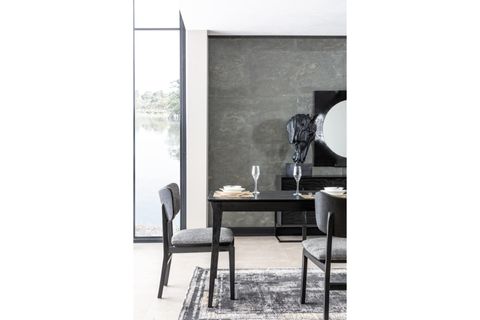 Panamera Black Yemek Odası Takımı İndirimli Mobilya