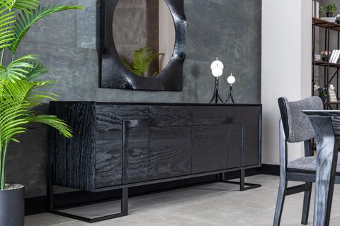 Panamera Black Yemek Odası Takımı İndirimli Mobilya