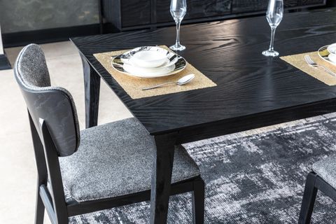 Panamera Black Yemek Odası Takımı İndirimli Mobilya