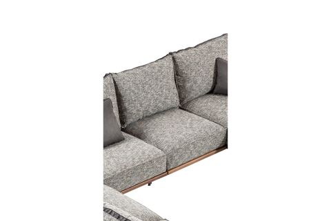 Bentley Köşe Koltuk Takımı, Gri İndirimli Mobilya