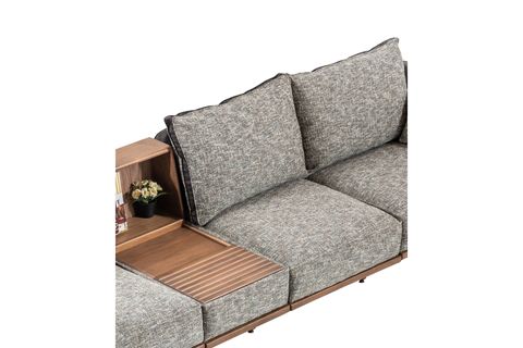 Bentley Köşe Koltuk Takımı, Gri İndirimli Mobilya