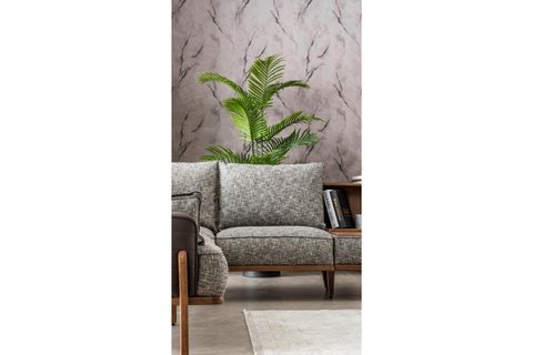 Bentley Köşe Koltuk Takımı, Gri İndirimli Mobilya