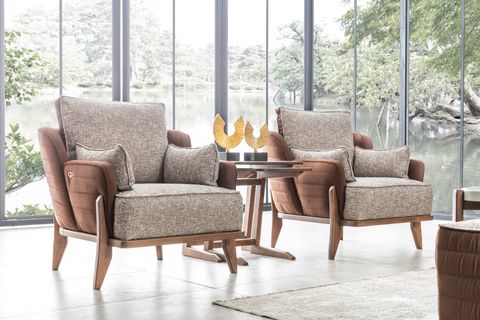 Bentley Koltuk Takımı, Krem İndirimli Mobilya