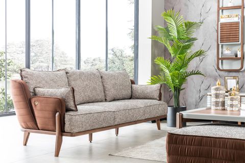 Bentley Koltuk Takımı, Krem İndirimli Mobilya