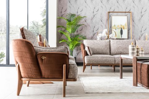 Bentley Koltuk Takımı, Krem İndirimli Mobilya