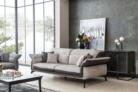 Panamera Black Koltuk Takımı, Gri İndirimli Mobilya