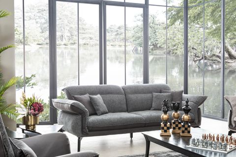 Panamera Black Koltuk Takımı, Gri İndirimli Mobilya