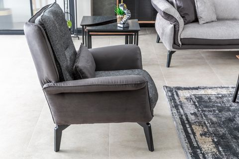 Panamera Black Koltuk Takımı, Gri İndirimli Mobilya