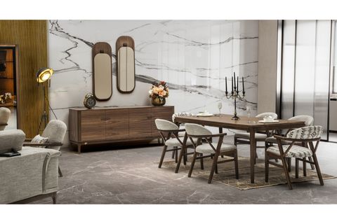 Aston Yemek Odası Takımı İndirimli Mobilya