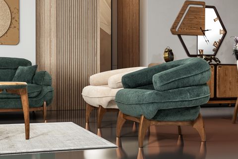 Mustang Koltuk Takımı, Yeşil İndirimli Mobilya