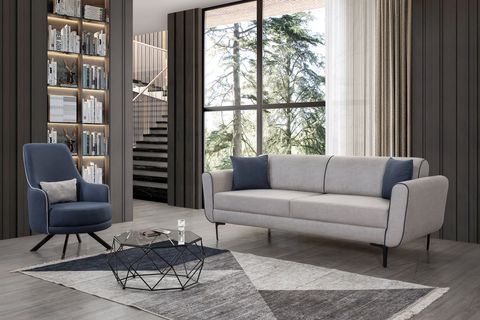 Agena Koltuk Takımı, Gri Mavi