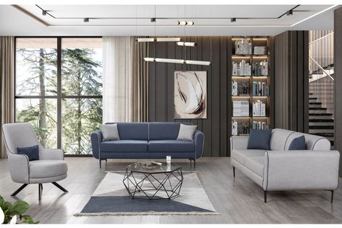 Agena Koltuk Takımı, Gri Mavi