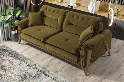 Açelya Koltuk Takımı, Krem İndirimli Mobilya