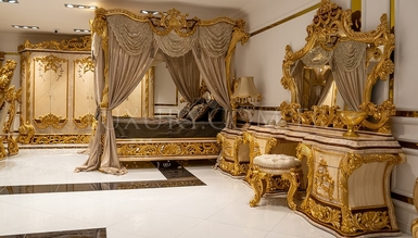 Kral Klasik Yatak Odası Klasik Yatak Odası