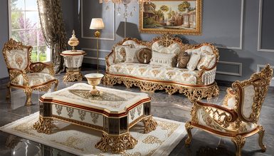 Hürrem Klasik Koltuk Takımı İndirimli Mobilya