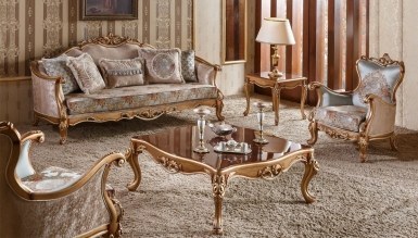 Lüks Alise Klasik Koltuk Takımı İndirimli Mobilya
