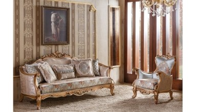 Lüks Alise Klasik Koltuk Takımı İndirimli Mobilya