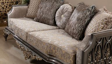 Lüks Oskar Klasik Koltuk Takımı İndirimli Mobilya