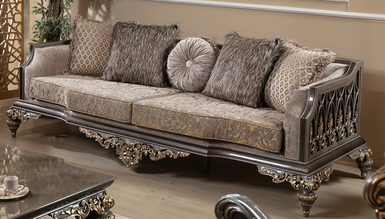 Lüks Oskar Klasik Koltuk Takımı İndirimli Mobilya