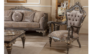 Lüks Oskar Klasik Koltuk Takımı İndirimli Mobilya