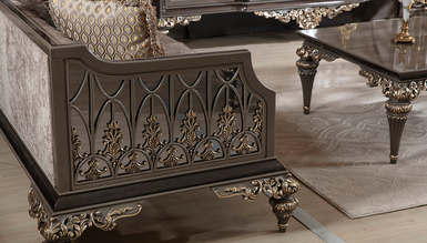 Lüks Oskar Klasik Koltuk Takımı İndirimli Mobilya