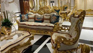 Kral Klasik Koltuk Takımı İndirimli Mobilya