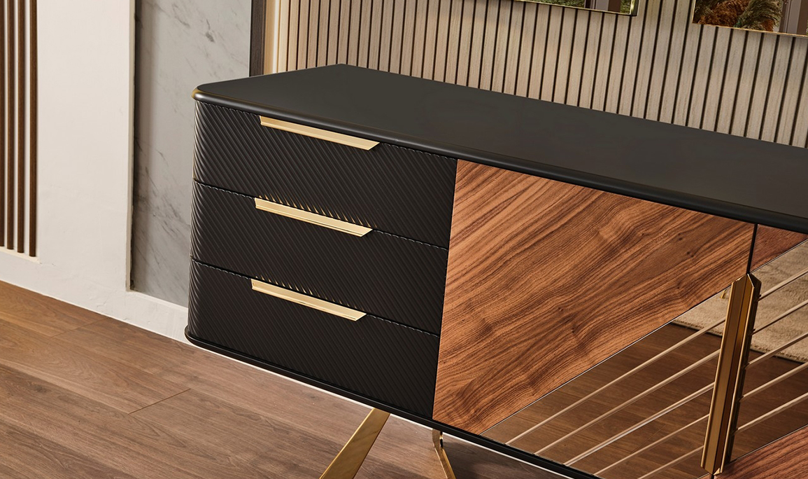 Godiva Siyah Yemek Odası